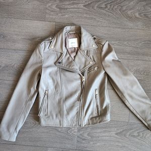 MANGO Genuine Leather Jacket